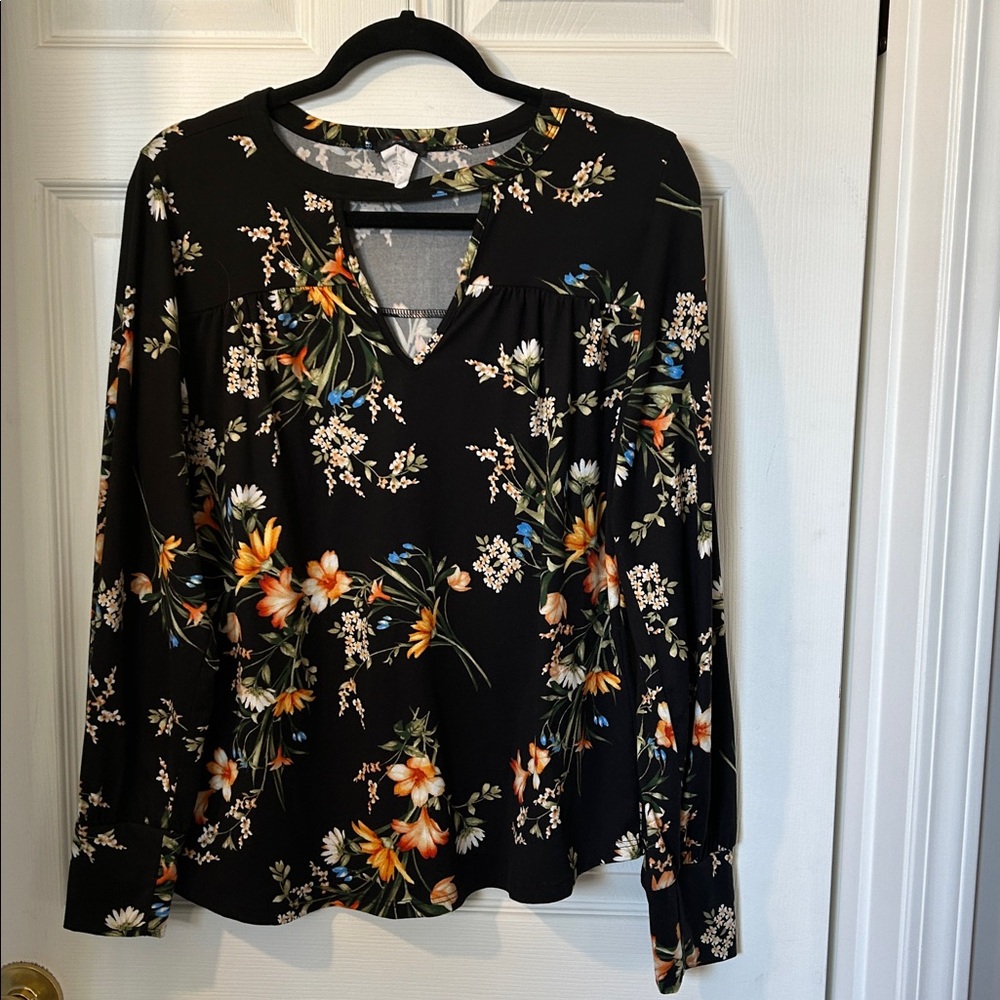 Floral Long Sleeve Blouse
